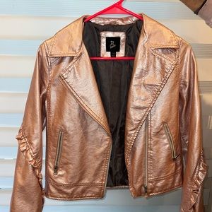 Girls Pink Metallic Jacket!!